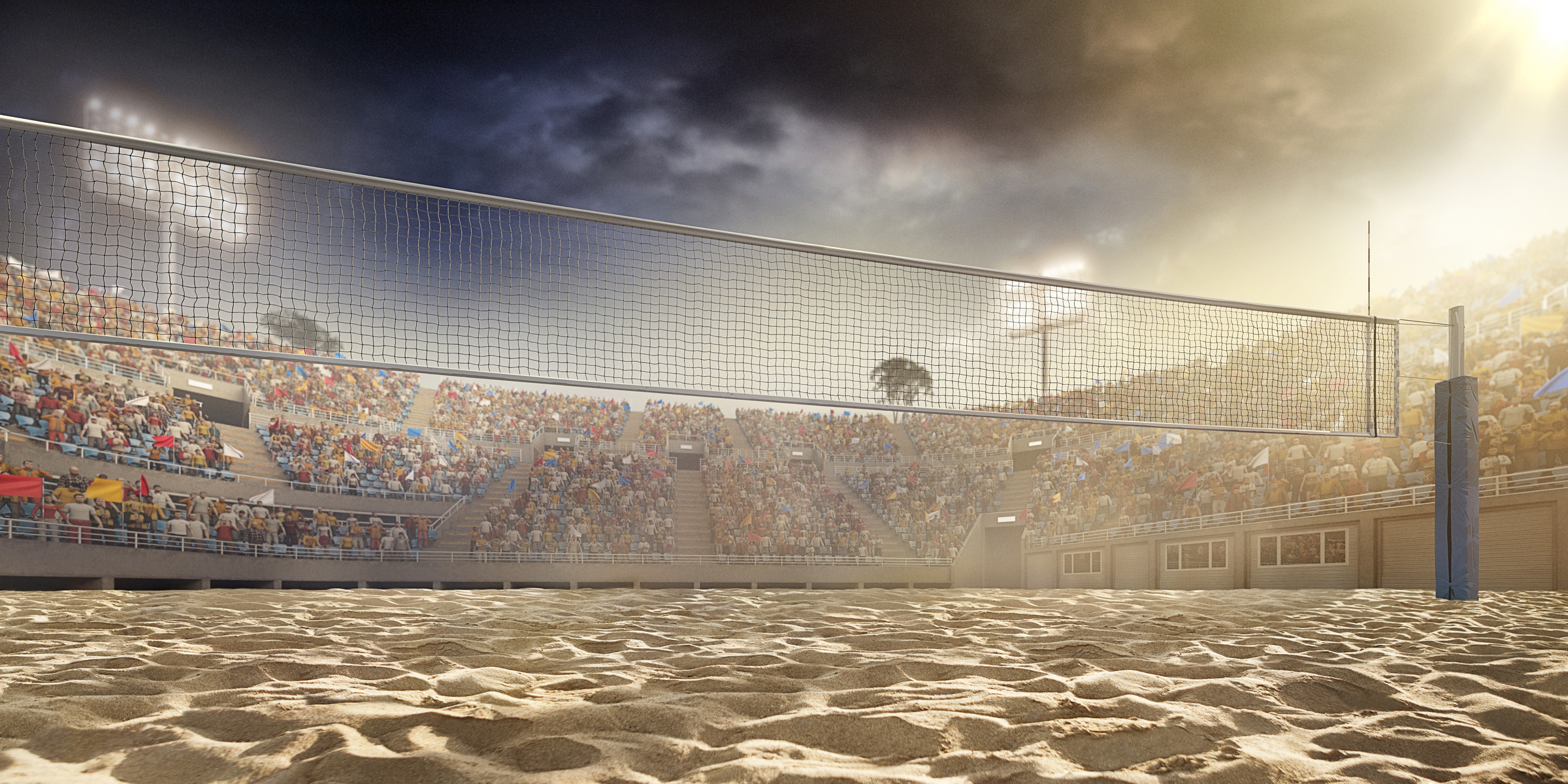 Volleyball: Beach stadium